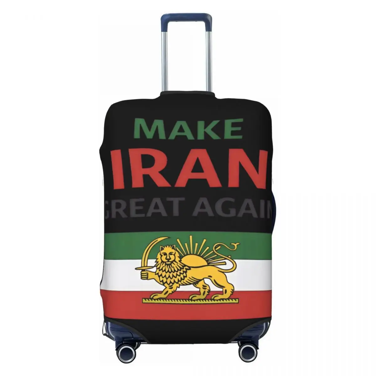 

Make Iran Great Again Iran Flag Suitcase Cover Cruise Trip Flight Fun Luggage Case Protection