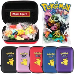 Set 24pcs/Bag Pokemon Figures Toy 2-3cm Bulk Anime Mini Doll Lot Pikachu Figurine Small Pocket Monster Birthday Gift