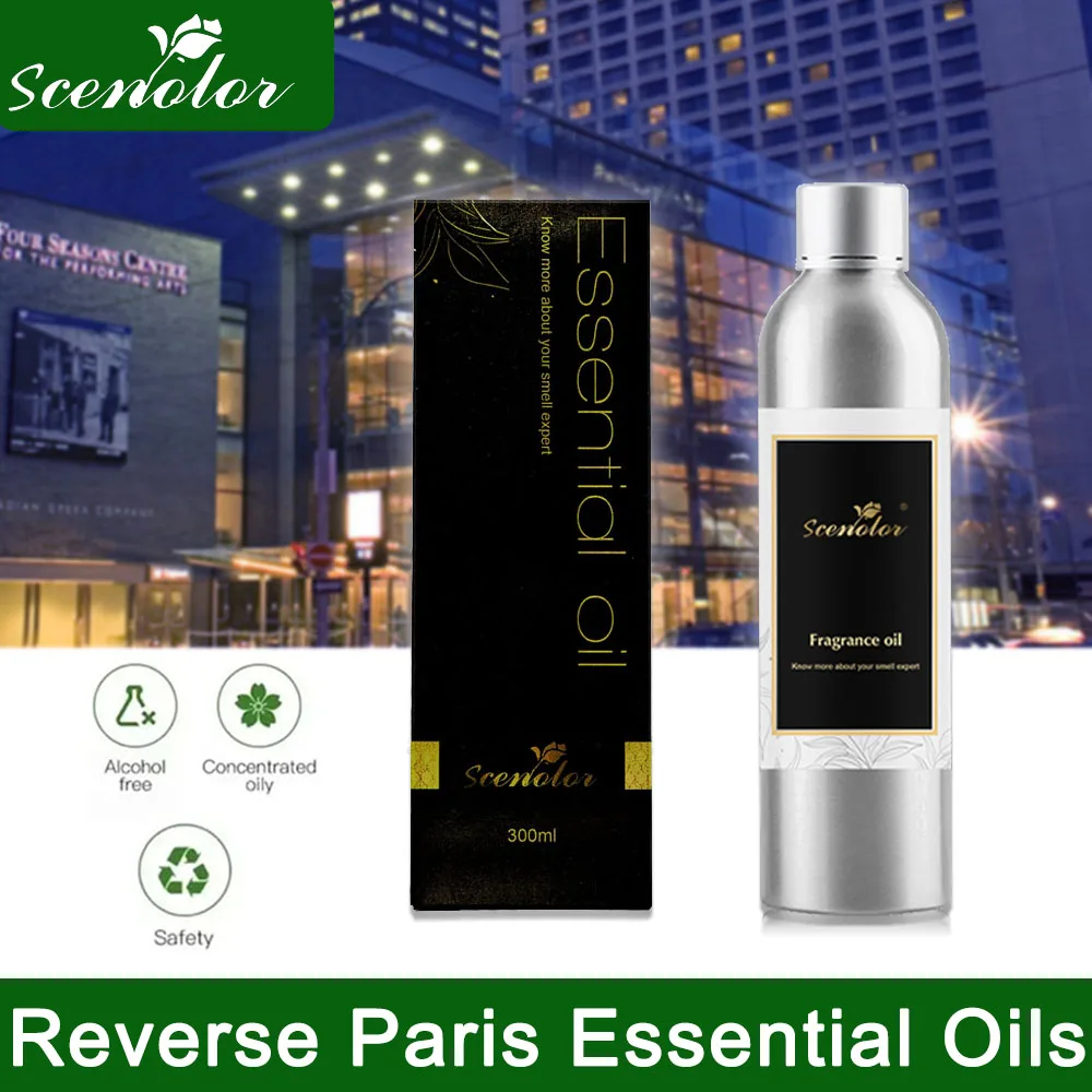 Parfum ekstrat tanaman alami 300ml, untuk Diffuser terbalik Hotel Paris aroma minyak esensial konsentrasi tinggi Oasis aromaterapi