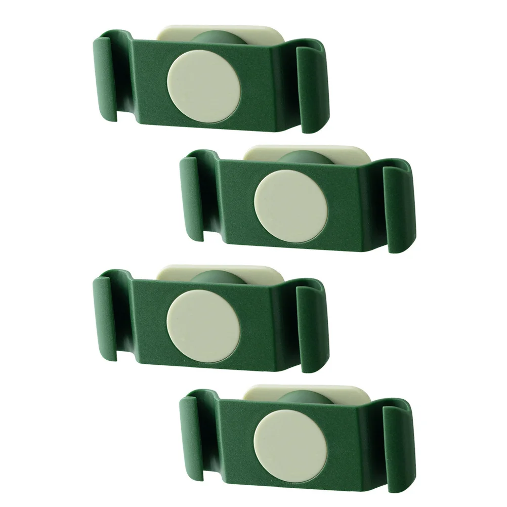 4pcs Rotatable Cable Organizer Compact Punch-Free Design For Kitchen Bedroom Bathroom Appliance Cord Management Household Cord