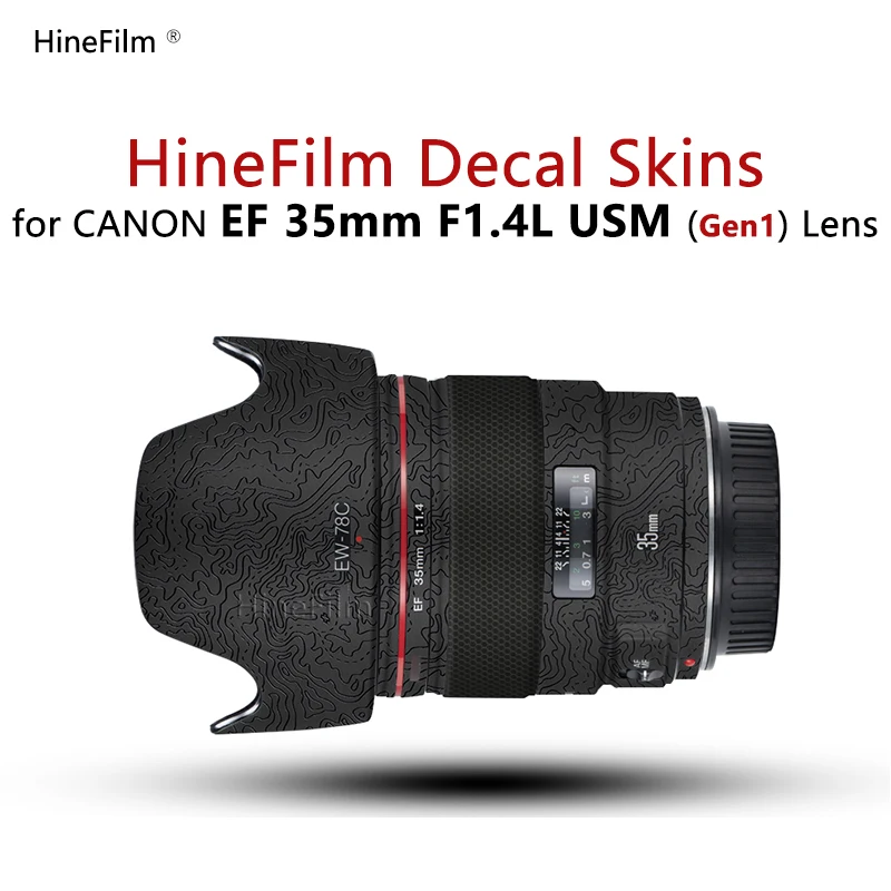 

Hinefilm Skin for Canon EF35 F1.4 L Lens Sticker for CANON EF 35mm f/1.4L USM Lens Skin 35F1.4 Lens Wrap Cover EF35 F1.4Film