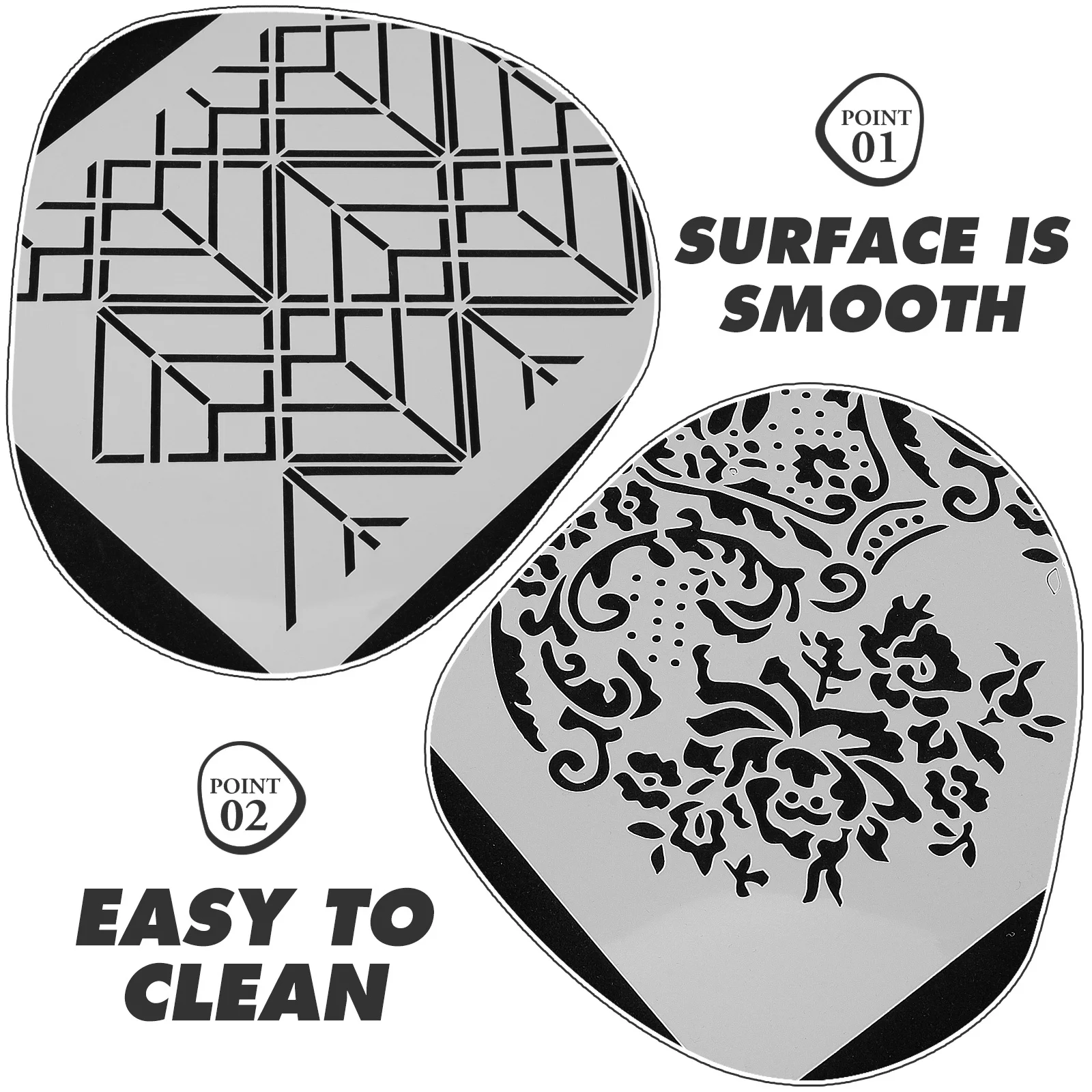 

4 Pcs Graffiti Template Decoration Molds for Crafts Baking Mold/cake Stencils The Pet Sugar Cookie Diy