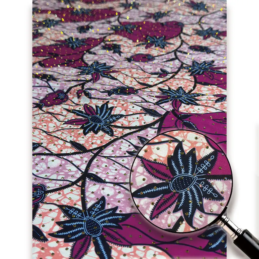 2025 뉴 스타일 나이지리아 스톤 왁스 프린트 원단 - 고품질 아프리카 왁스 프린트 원단 (패치워크, 의류 및 DIY용) Y7