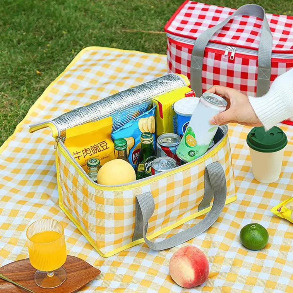 Waterproof Picnic Bag Waterproof Insulated Picnic Cooler Bag with Thick Aluminum Lining Wear-resistant for Outdoor for Outdoor