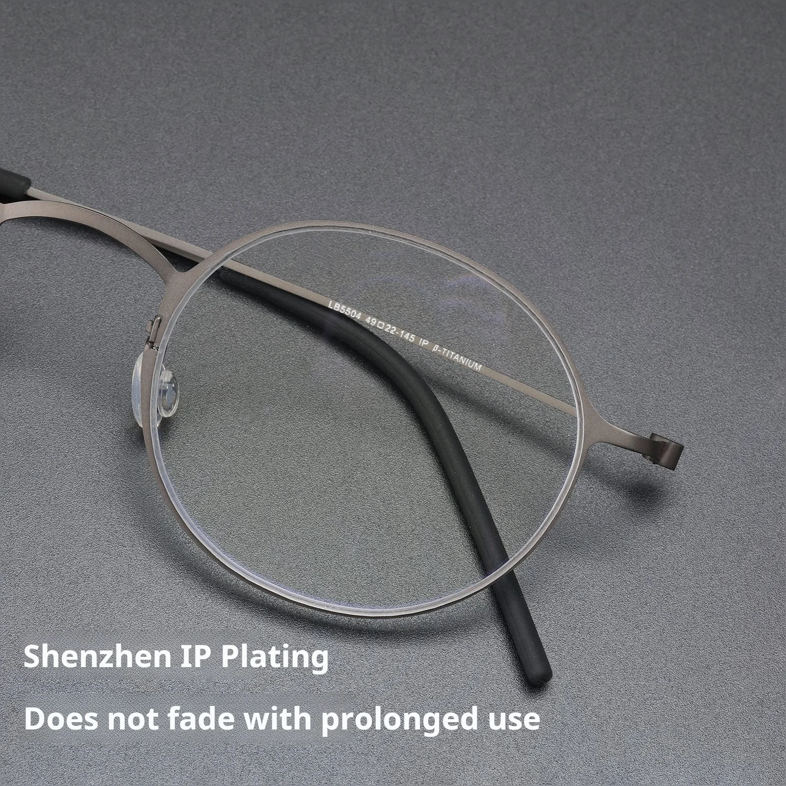 XBORA News Ultra Lightweight Pure Titanium 5g Circular Eyeglass Frame Retro Screw-Free Design Simple Fashionable TT5504_voghion.com