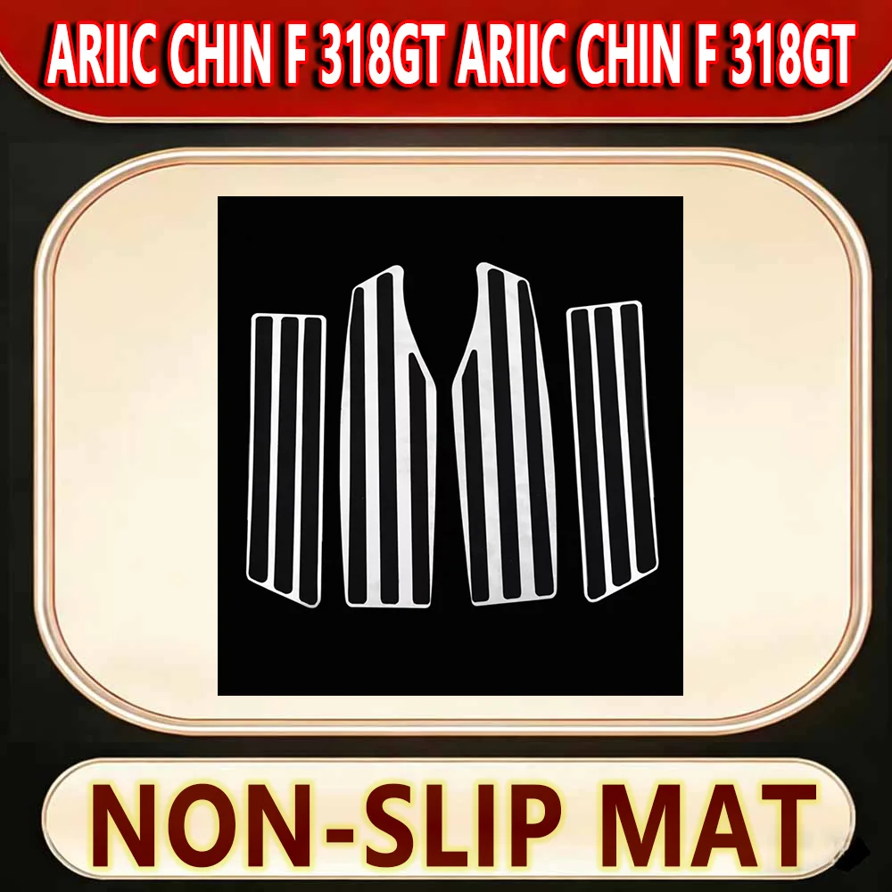 For ARIIC Chinf318 ARIIC Chinf 318 modified pedal motorcycle stainless steel brushed pedal non-slip mat nondestructive installat
