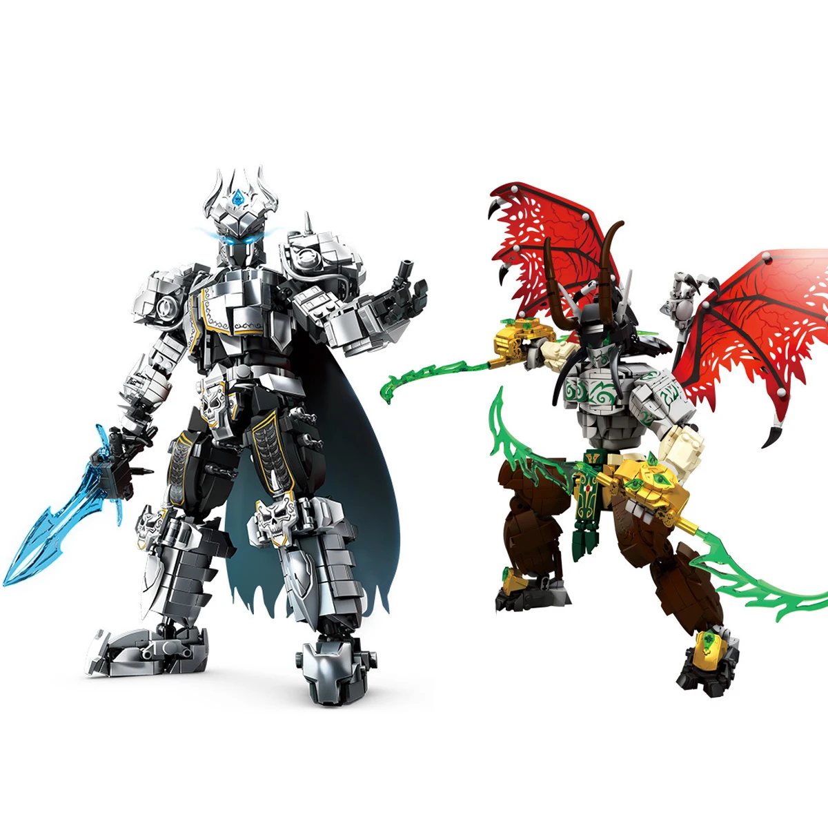 

Конструктор Lich King: Иллидан Штормовой, World of Warcraft, сборная фигурка-меха из мини-блоков, игрушки для детей, рождественские подарки