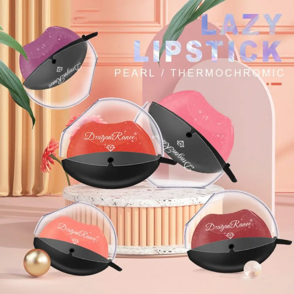 Make-up Gift Lip Tint Lipgloss Fijne Shimmer Cosmetica Tool Lipvormige Lippenstift Lippenbalsem Luie Lippenstift Kleur Veranderende Lippenstift