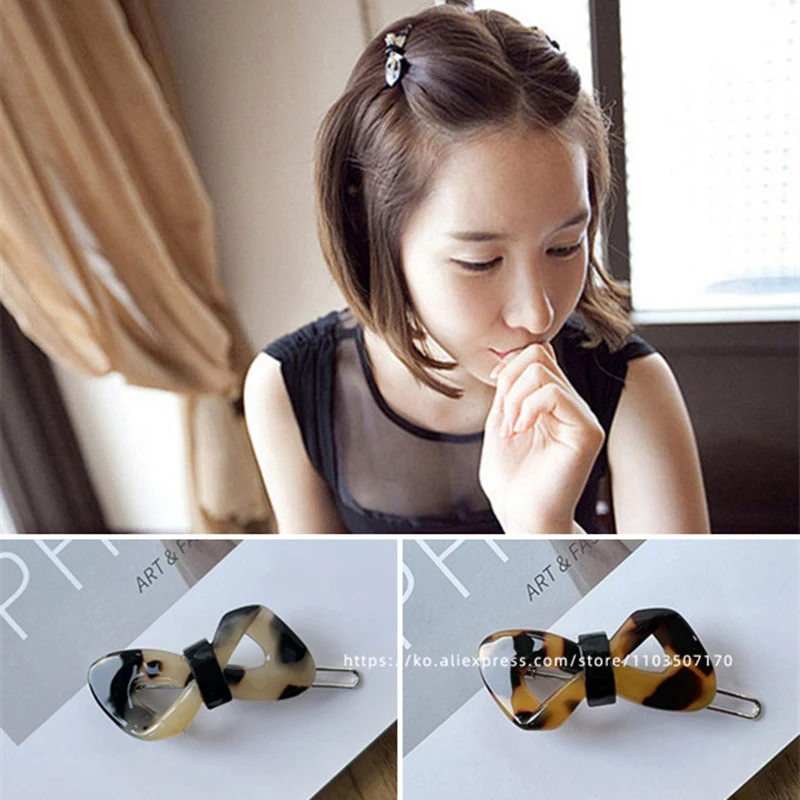 Exquisite high-end feeling ~ South Korea France small bow hair clip, French bangs clip short hair side clip