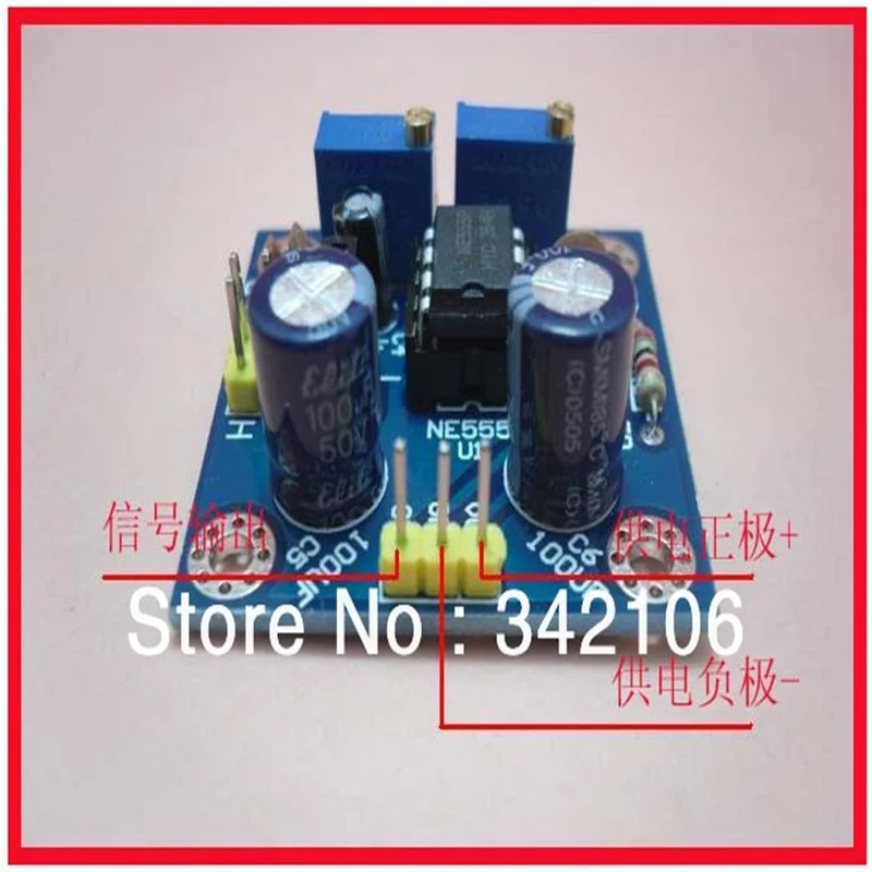 3Pcs Rectangular Wave Signal Generator Module Sensor Adjustable Pulse Frequency Duty Cycle NE555