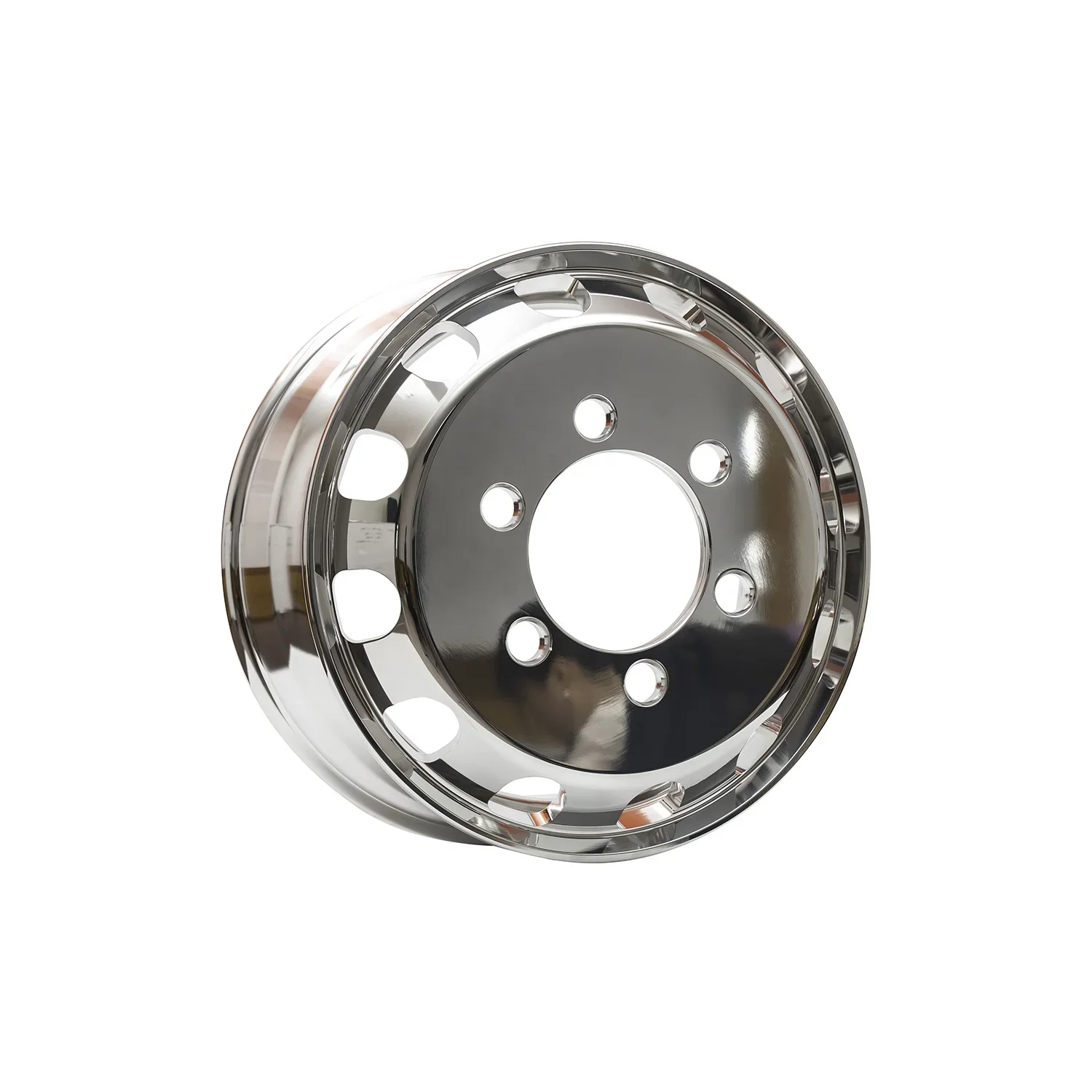 19.5  Customized   Aluminum Truck  Wheel with T Wind Holes