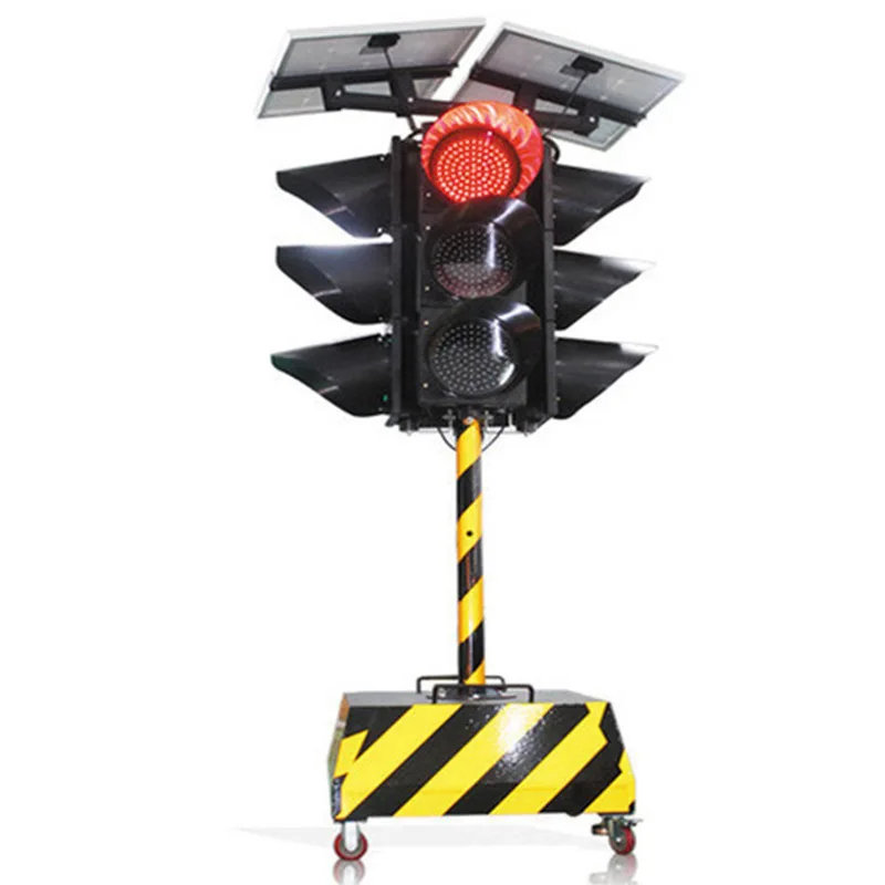 Intersection temporary signal light arrow light solar traffic light led