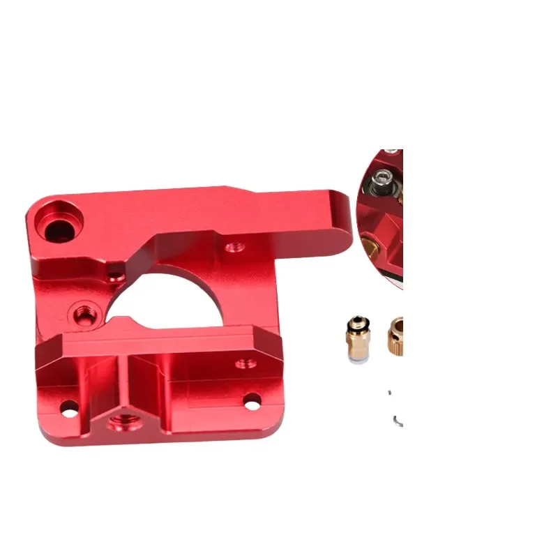 Full Metal Aluminum Extruder Block Print Head Nozzle Kit Compatible with KINGROON CR10 3D Printer Remote Extrusion Assembly
