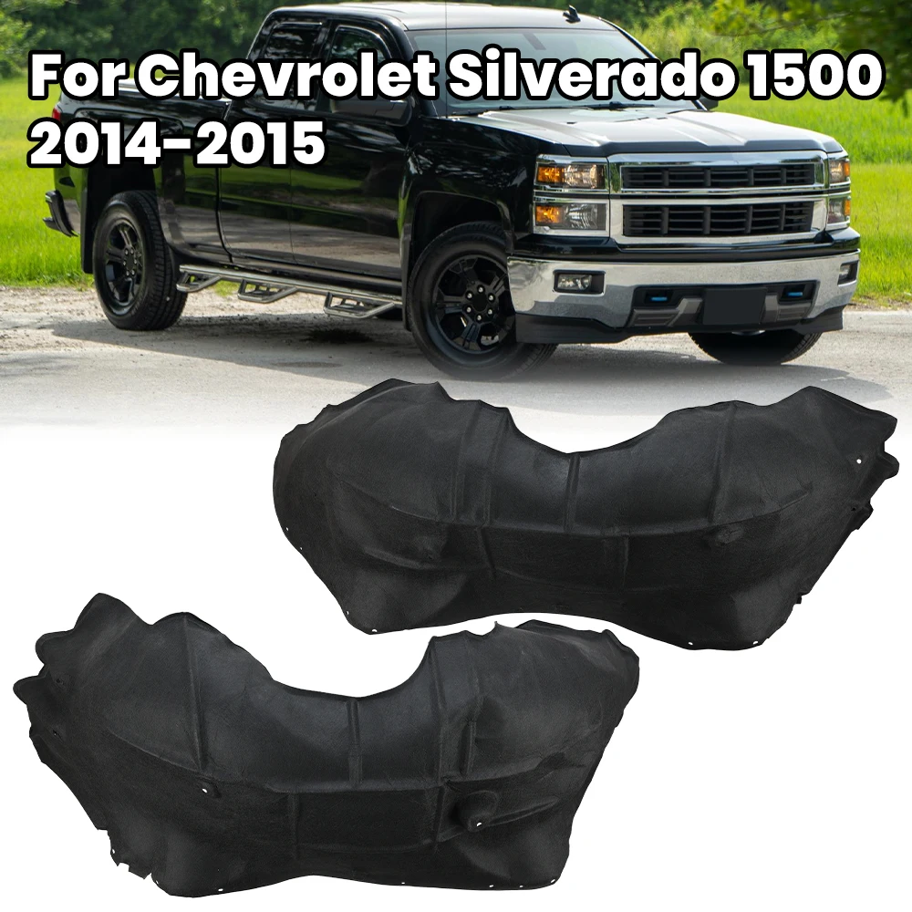 

Защитный кожух колесной арки (подкрылок) для Chevrolet Silverado 1500 14-15, номера 22757273, 14862213, внутренняя защита от брызг, автоаксессуары