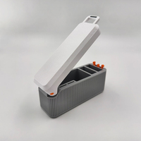 3D Printed GoPro Case – Compact & Stylish, Fits Hero 5-13, Includes 2 Batteries + 2 MicroSD Cards, 140*45*60mm