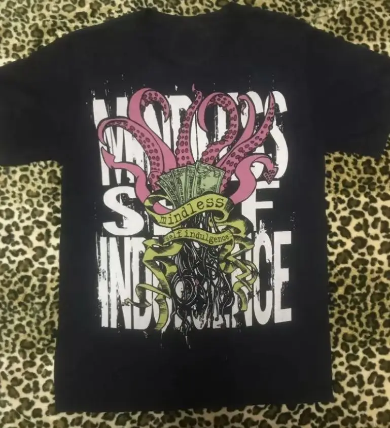 Vtg Mindless Self Indulgence Band Cotton Black S 5XL T Shirt