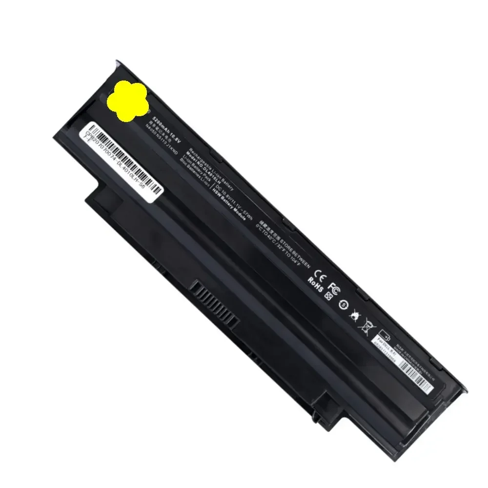 For  N4110 N4010 N4050 N5010 M5010 N5110 J1KND 13R 14R 15R n4120 n3010 Vostro3450/2420 6400MAH   Laptop battery