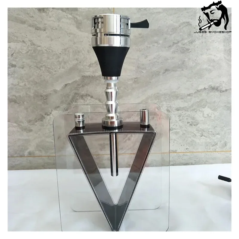 Metal Hookah Charcoal Holder Kit with Dry Herb Bowl Protable Tobacco Heater Chicha Nargile Water Pipe Smoking Pipe Accessories