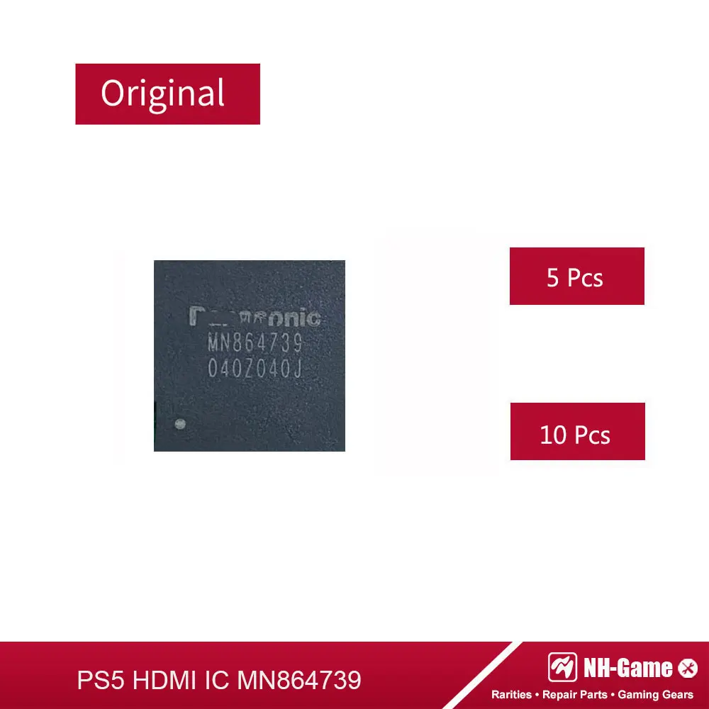 5/10 stücke reparatur teil für ps5 konsole hdmi-kompatibel ic mn864739 integrierte schaltung