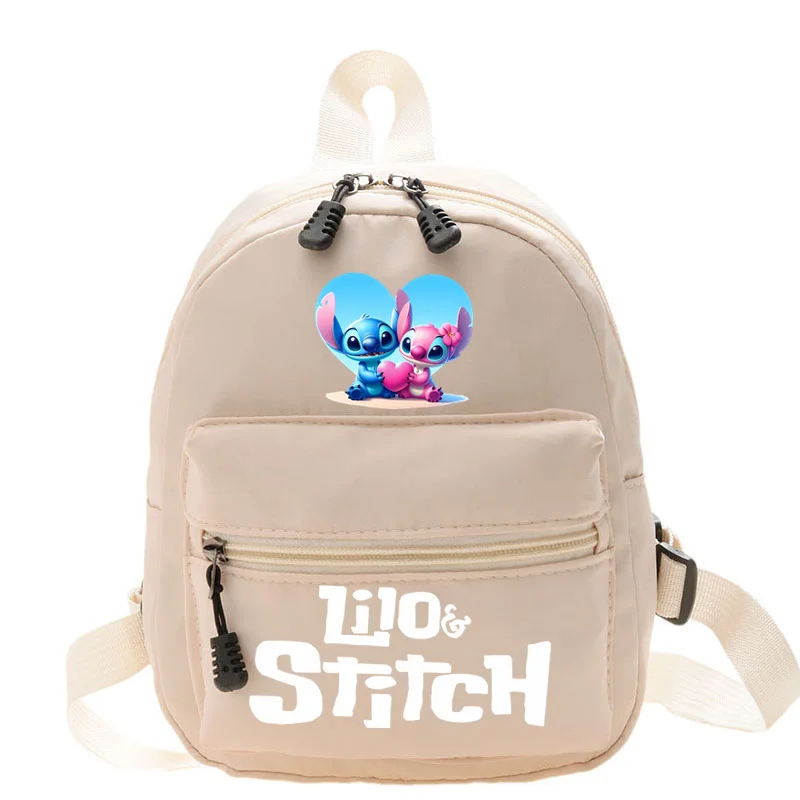 2024 Disney Lilo & Stitchผู้หญิงกระเป๋าเป้สะพายหลังใหม่Mini CausalหญิงBack To Schoolกระเป๋าเป้สะพายหลังสุภาพสตรีผู้หญิงKawaiiกระเป๋าเป้สะพายหลังหญิง