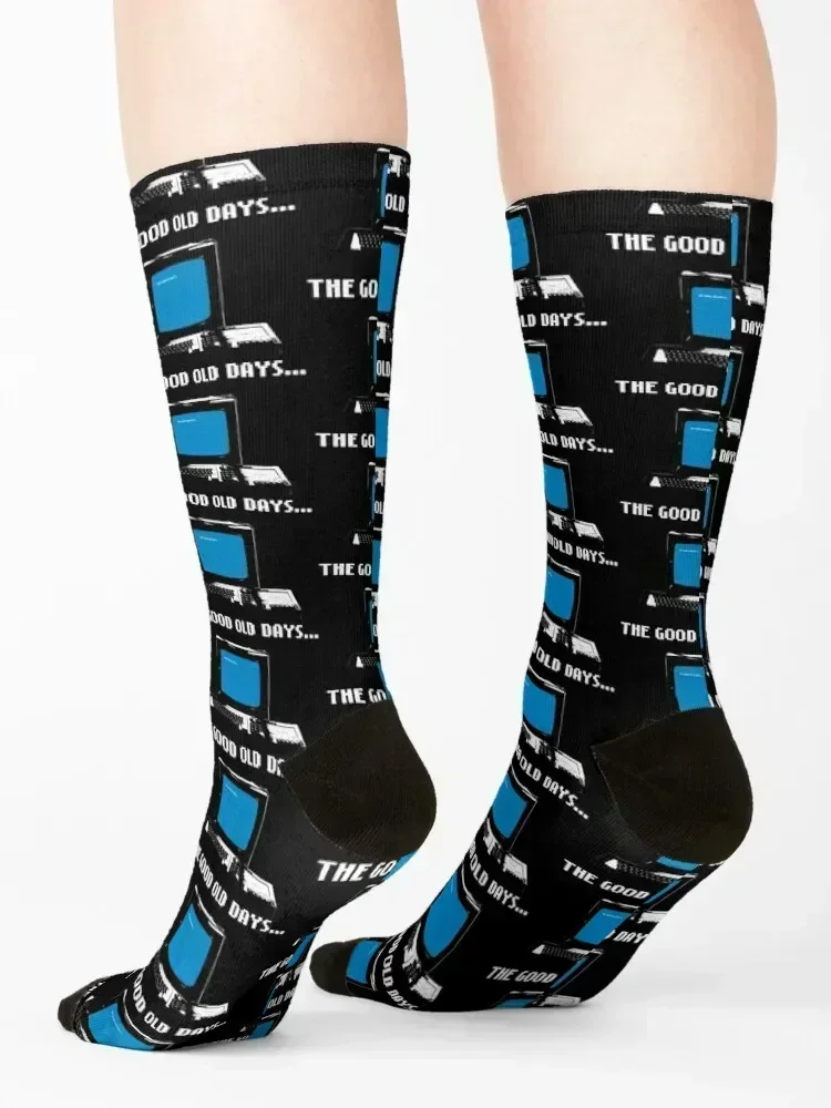 The Good Old Days - 1980s Computer #2 Socks Stockings Sports golf anti-slip Socks Girl Men's