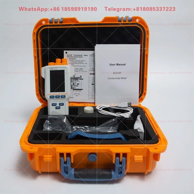 EC310F Digital Multiparameter TDS pH EC Meter Water Quality Test Meter Laboratory Conductivity Soil Tester