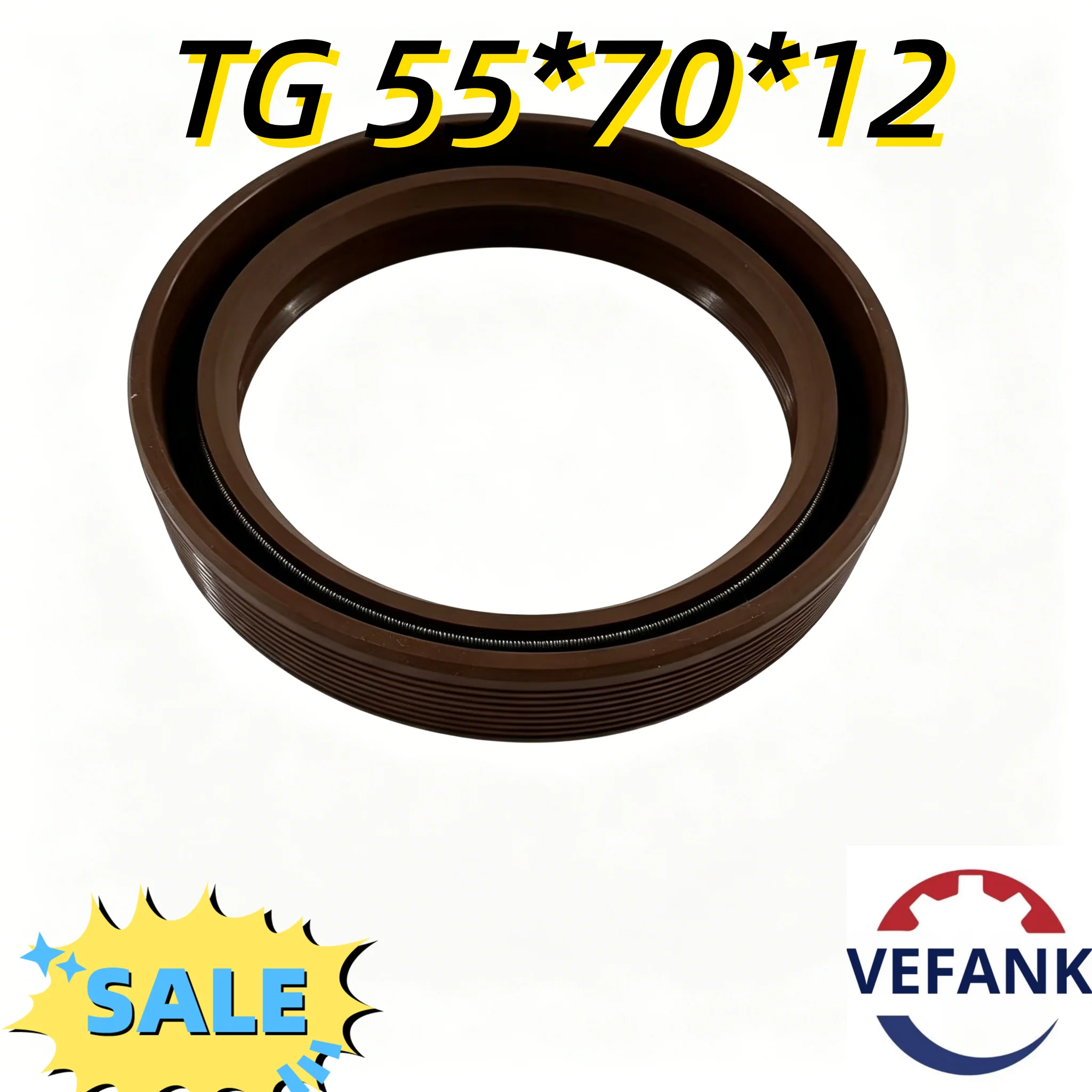 55*70*12 Truck Rubber Oil Seal Heavy-Duty Axle & Hub Seal for Commercial Vehicles