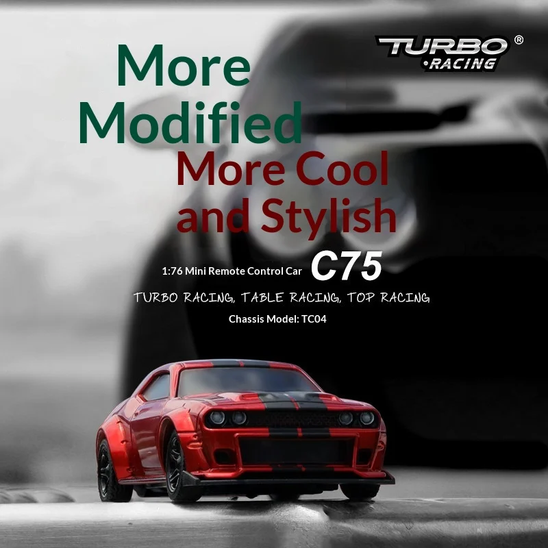 

Turbo Racing масштаб 1:76 высококачественный миниатюрный радиоуправляемый автомобиль с дистанционным управлением, автомобиль для соревнований, полная пропорция, микро-игрушка с задним приводом