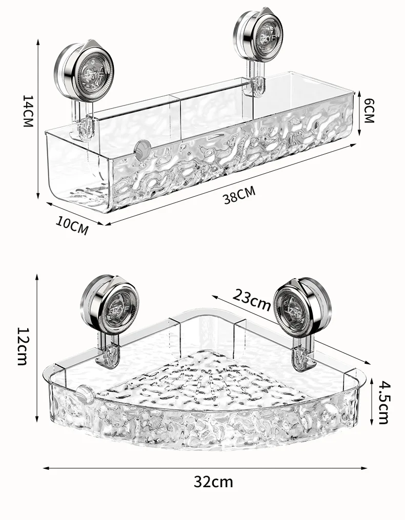 Organizador de almacenamiento decorativo para el hogar, cesta de estante con patrón de glaciar ligero, instalación en un segundo, almacenamiento de