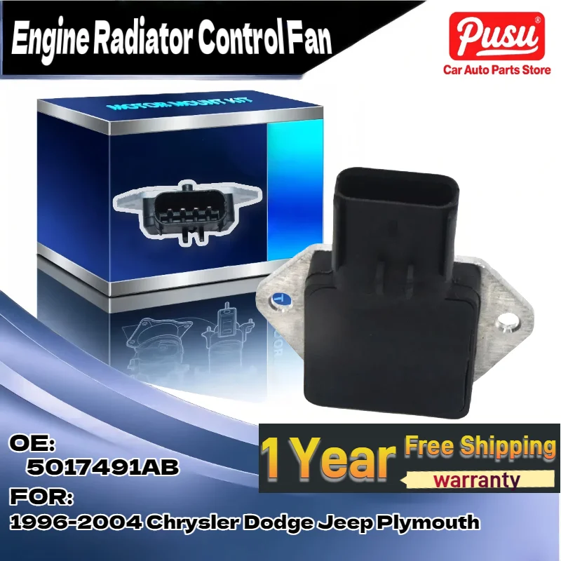 

Для 5017491AB 4707286AF модуль управления вентилятором охлаждения радиатора для Chrysler, Dodge, Jeep, Plymouth 1996 2004
