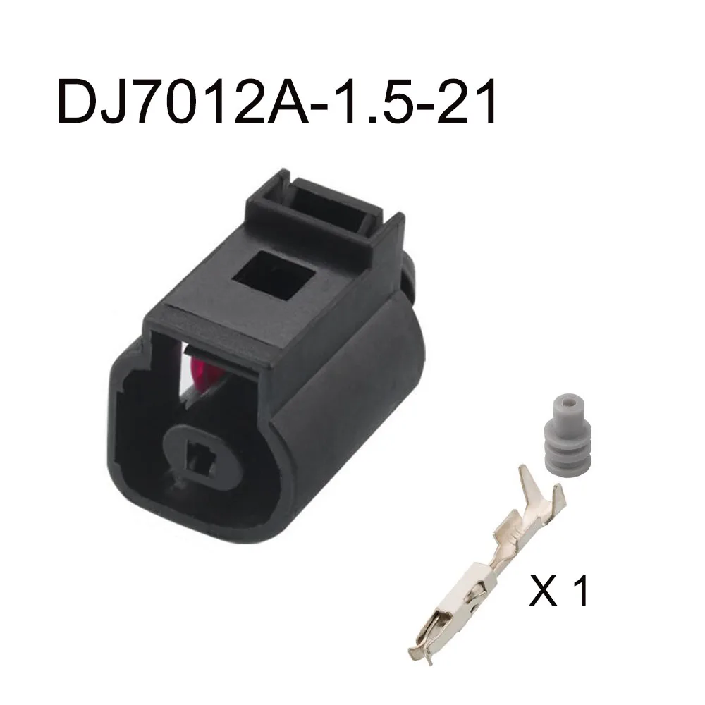 200set DJ7012A-1.5-21 automotive Waterproof connector 1 pin famale male cable Plug socket  Includes terminal seal