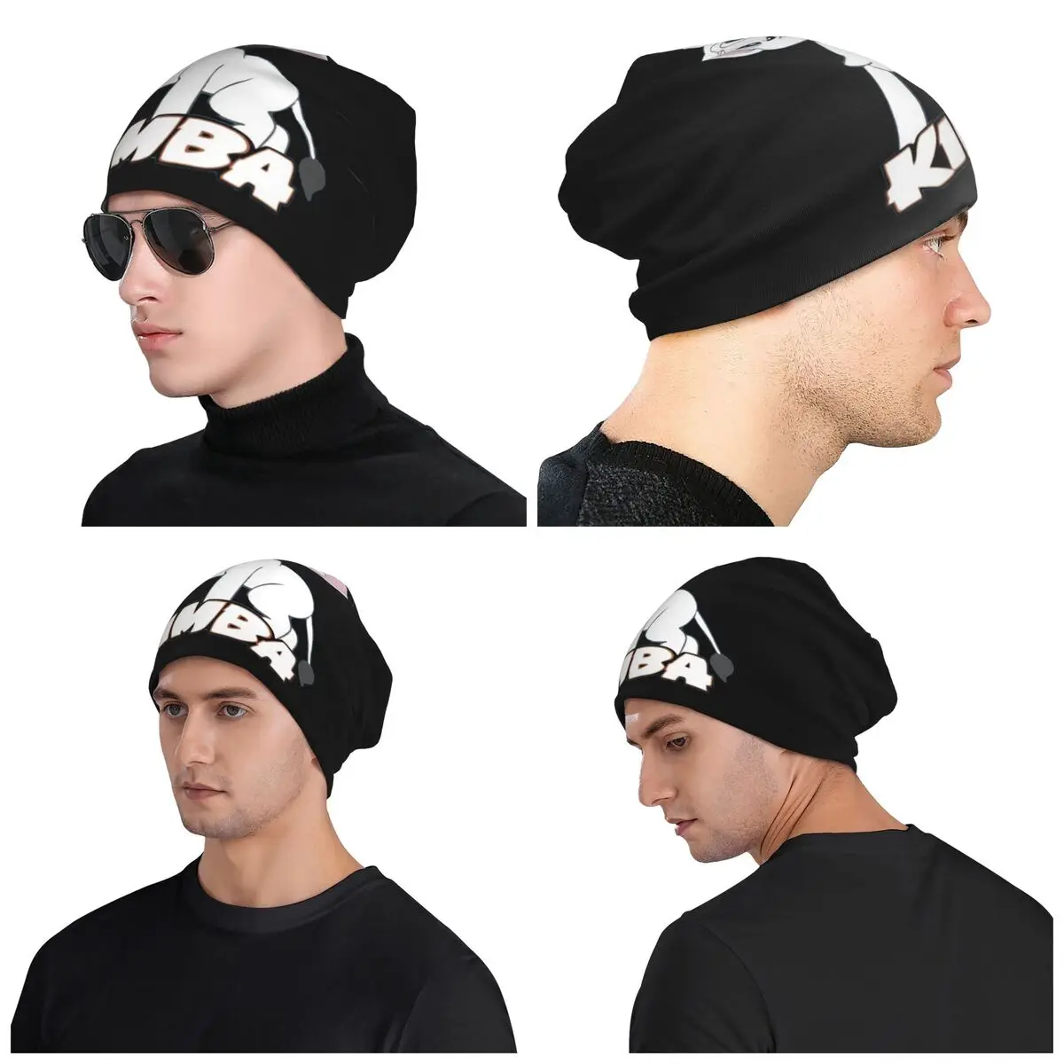 Kimba 화이트 라이온 스컬리 비니 모자 따뜻한 가을 겨울 야외 모자 유니섹스 성인용 니트 보닛 모자