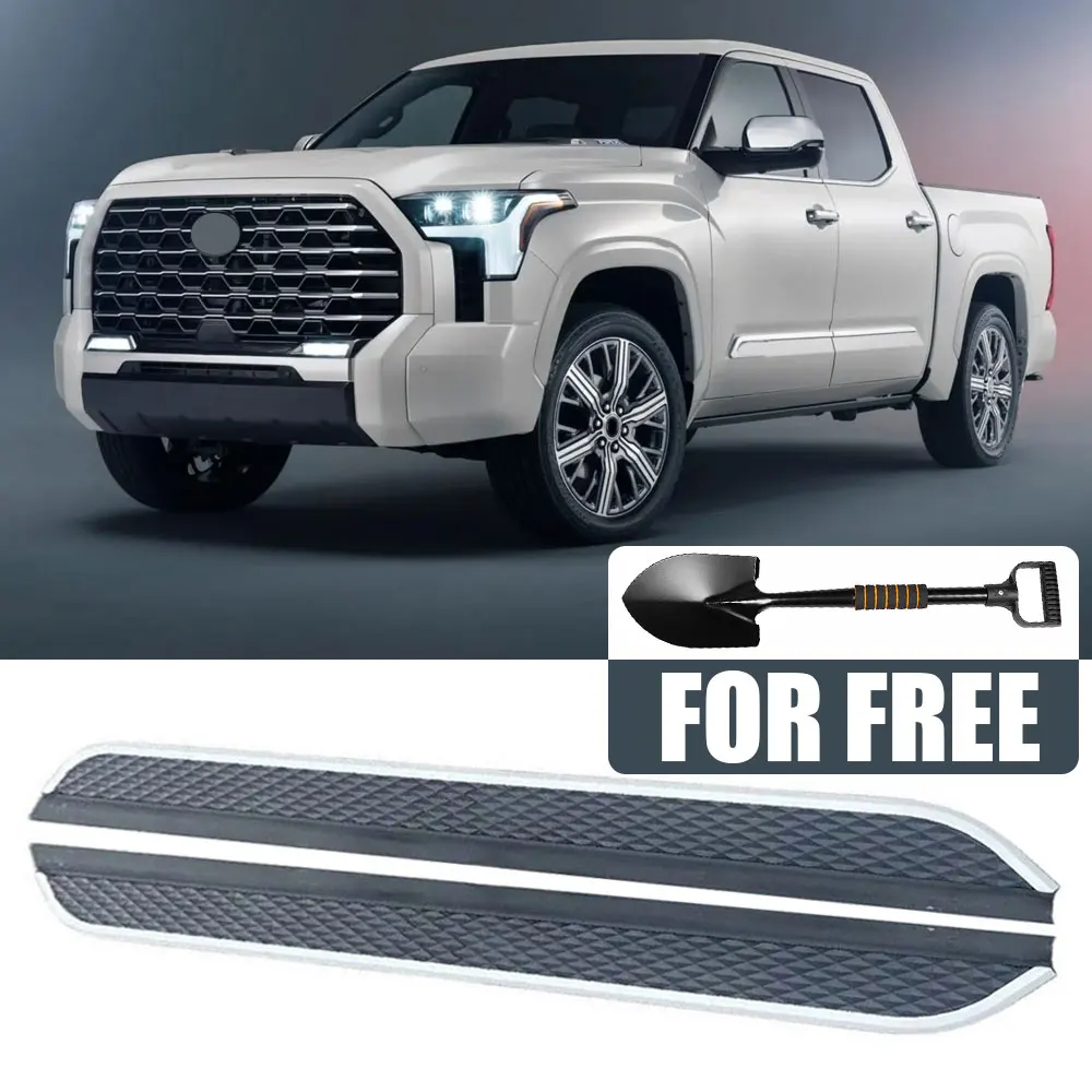 2PCS Fixed Door Running Board fits for Toyota Tundra 2022 2023 2024 2025 Side Step Nerf Bar