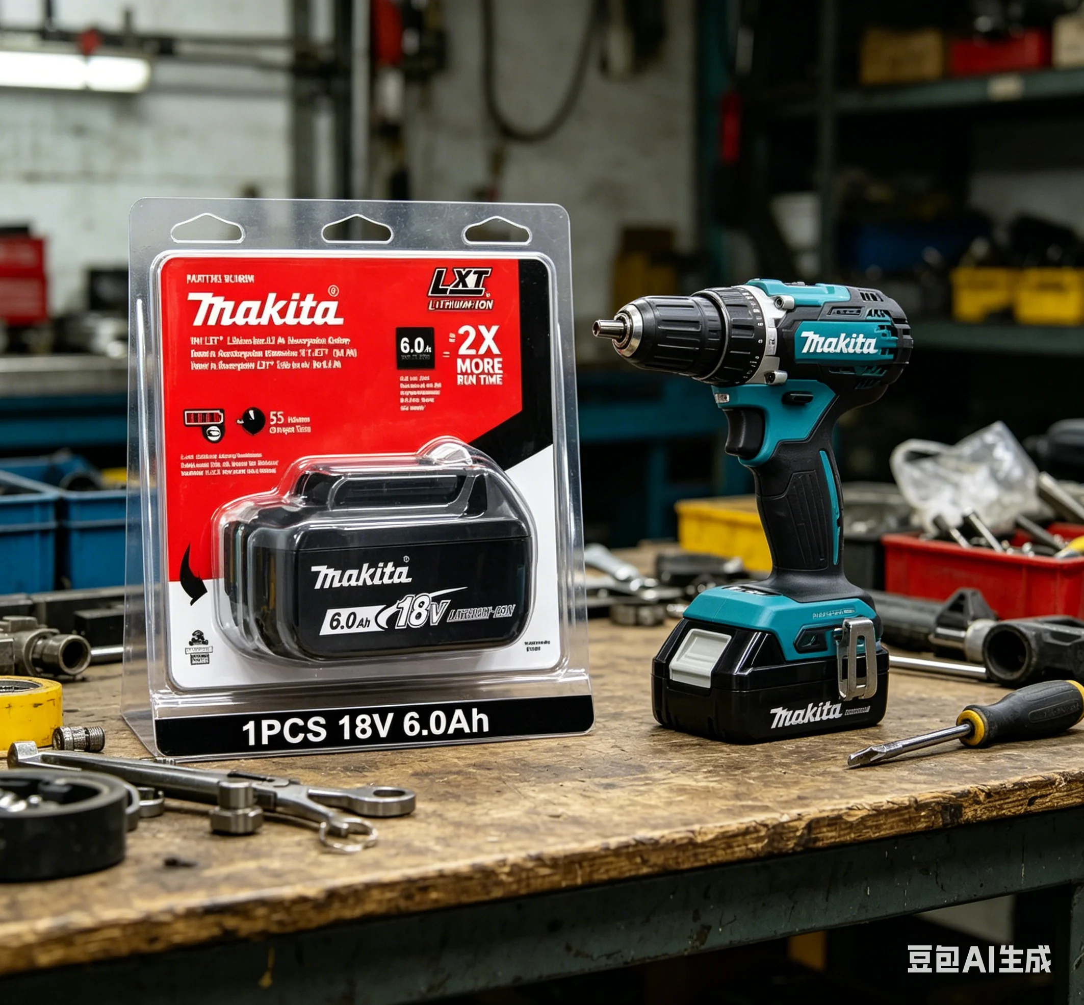 

Makita battery, rechargeable 18V6.0Ah lithium battery, Makita 18V BL1840, BL1830, BL1850, BL1850B original Makita tool battery