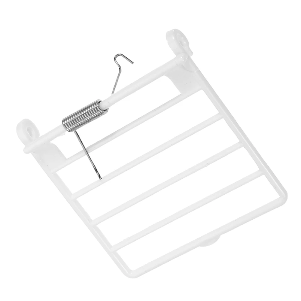 

Birdcage Door Accessories Spring Latch Replacement White Durable ABS Material Easy Installation Pet Bird Cage Hardware Plastic