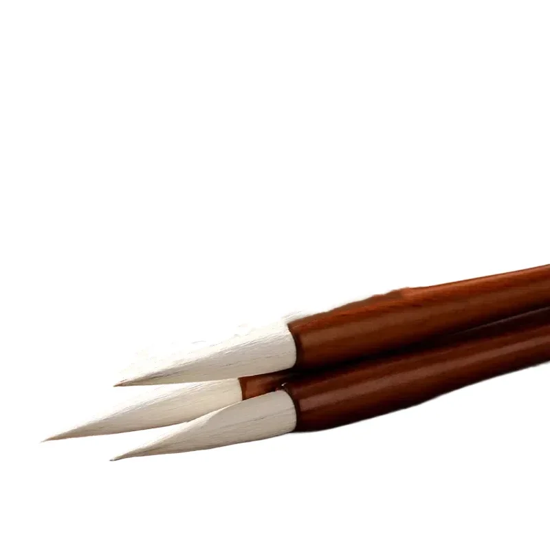Medium Regular Script Woolen Hair Writing Brush Running Script Official Script Calligraphy Brush Pen Chinese Painting Brush Set