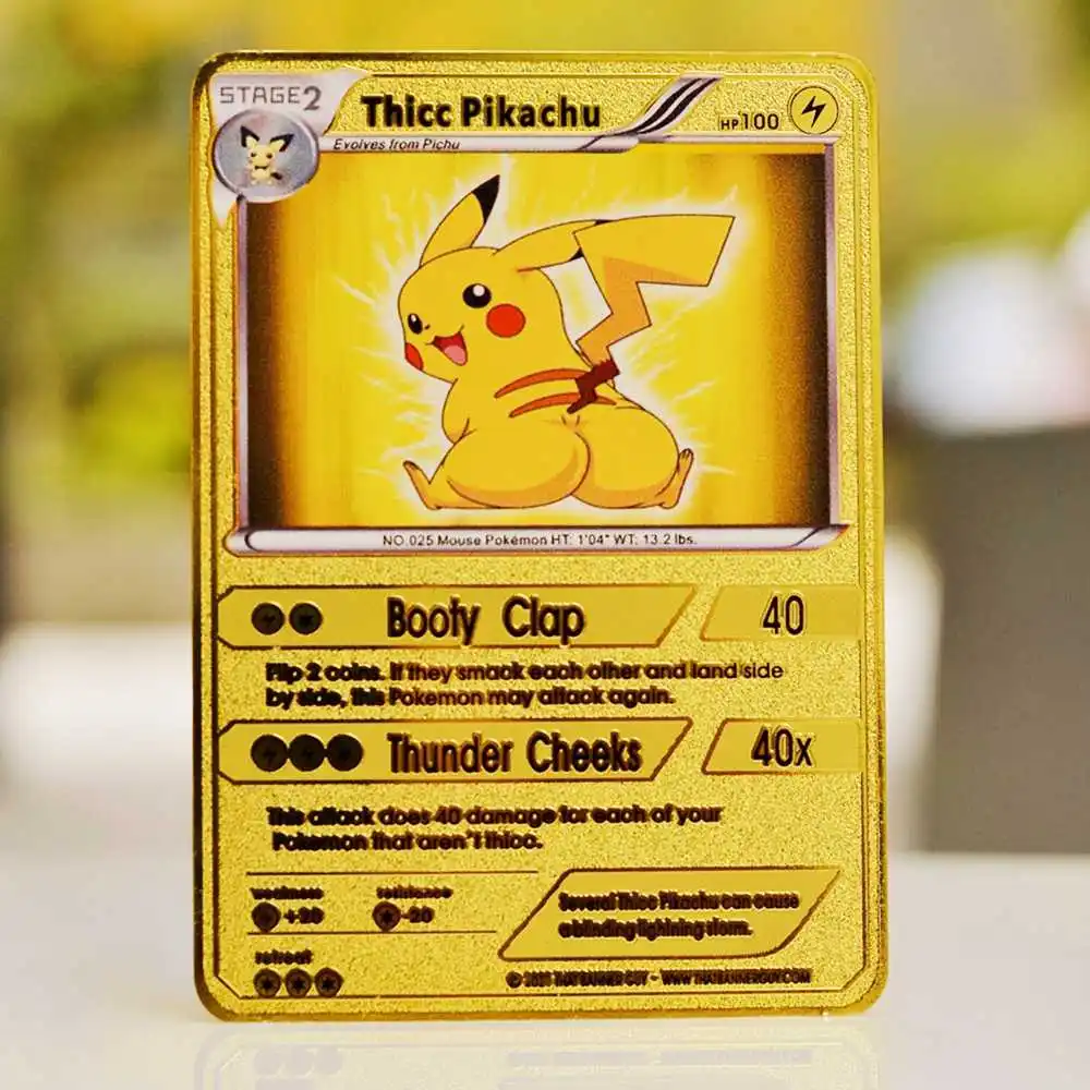 

Карты с покемонами, металлические буквы с покемонами, черные Tcg Thicc Pikachu Vmax Charizard Gx Arceus Vstar, аниме-карточные игры, детские игрушки, подарок