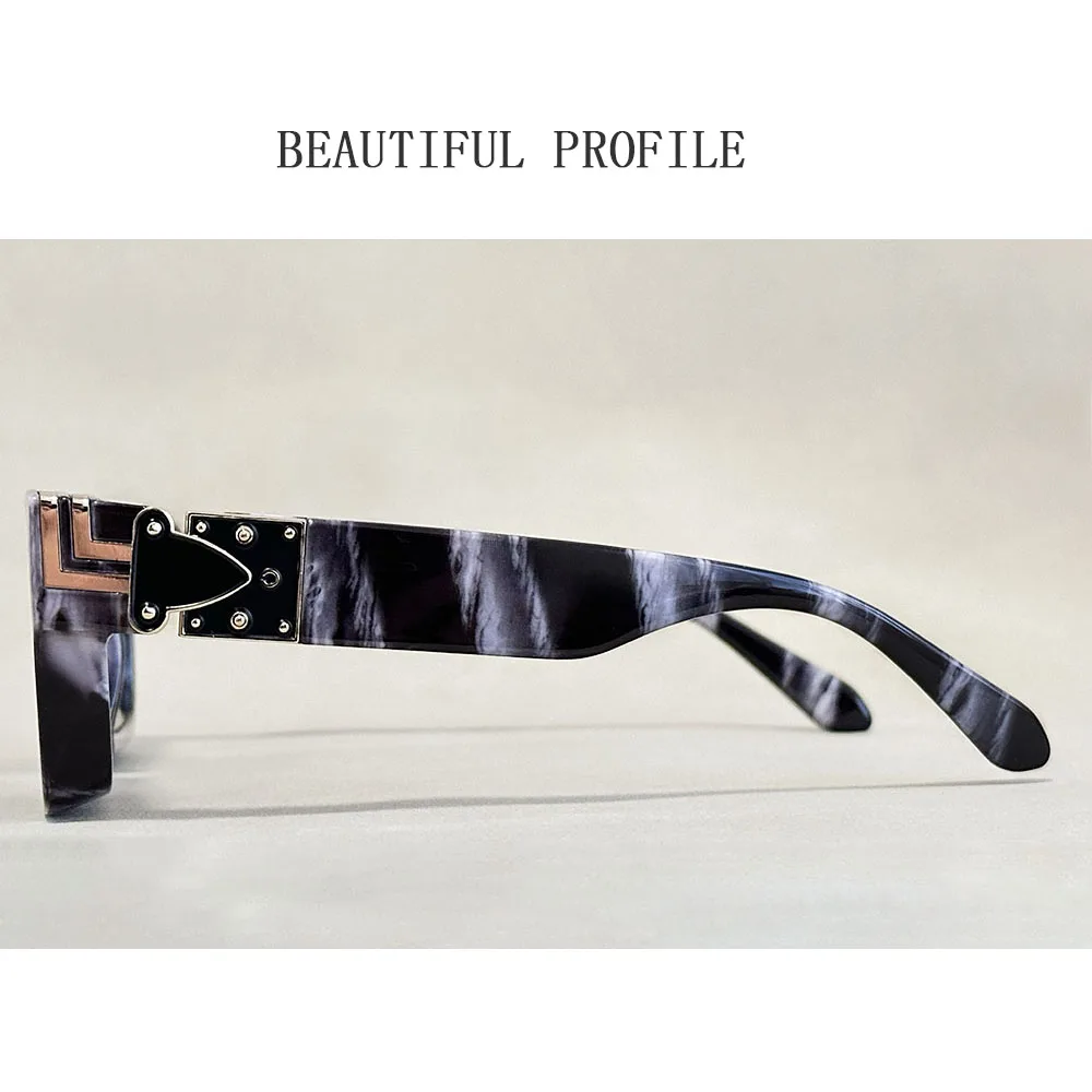 Senior Quadratische Sonnenbrille Herren Vintage Millionaire Sonnenbrille Damen Silber Retro Modebrille Dropshipping Gafas De Sol Hombre – Detail 14