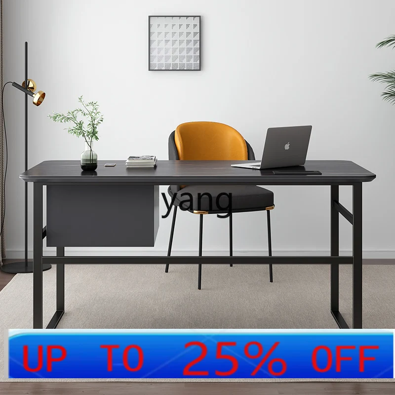 

LH Italian light luxury desk small household study desktop computer desk