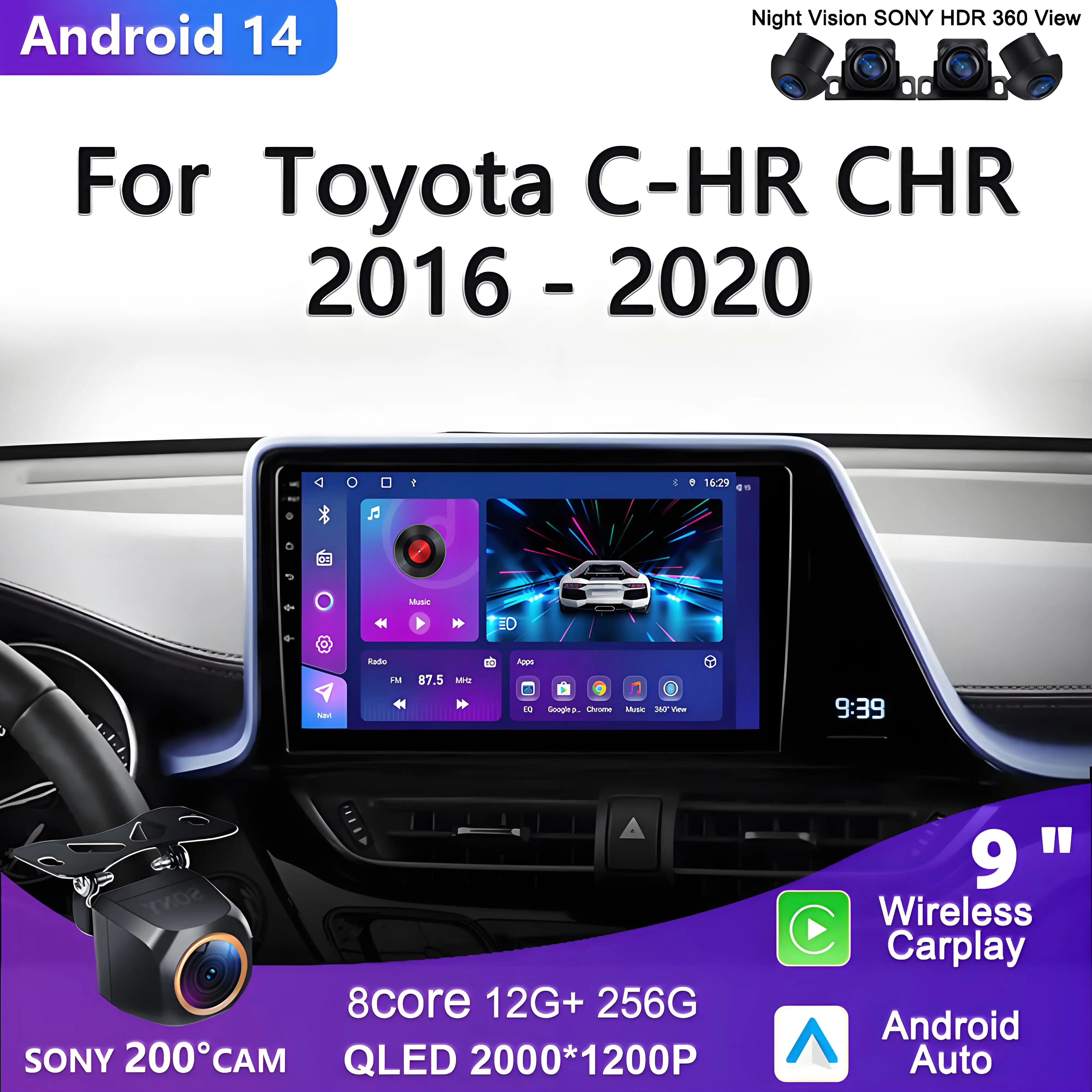 Android 14 Car Dvd … - image