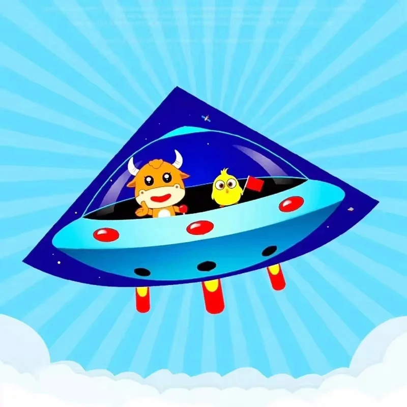 Envío Gratis nuevos niños pipas línea de cuerda voladora juguetes al aire libre para niños dibujos animados pipas ripstop juguetes inflables de nailon paracaídas