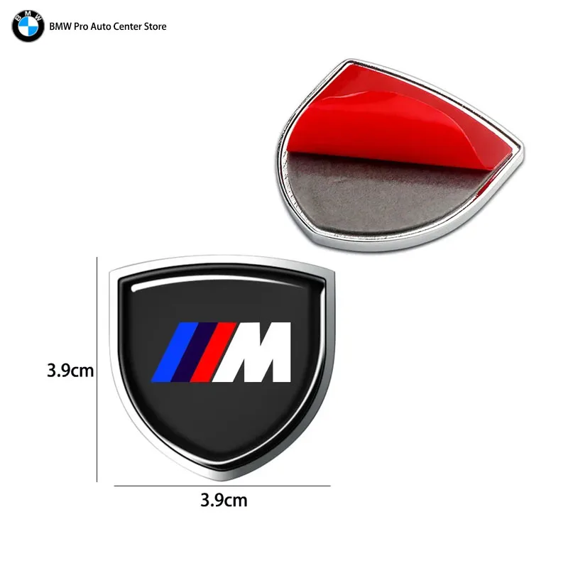 Car Metal Sticker Custom Shield Car Rear Trunk Shield Emblem Badge Sticker For BMW M Performance 1 3 5 7 Series M3 M4 M5 M6 X1