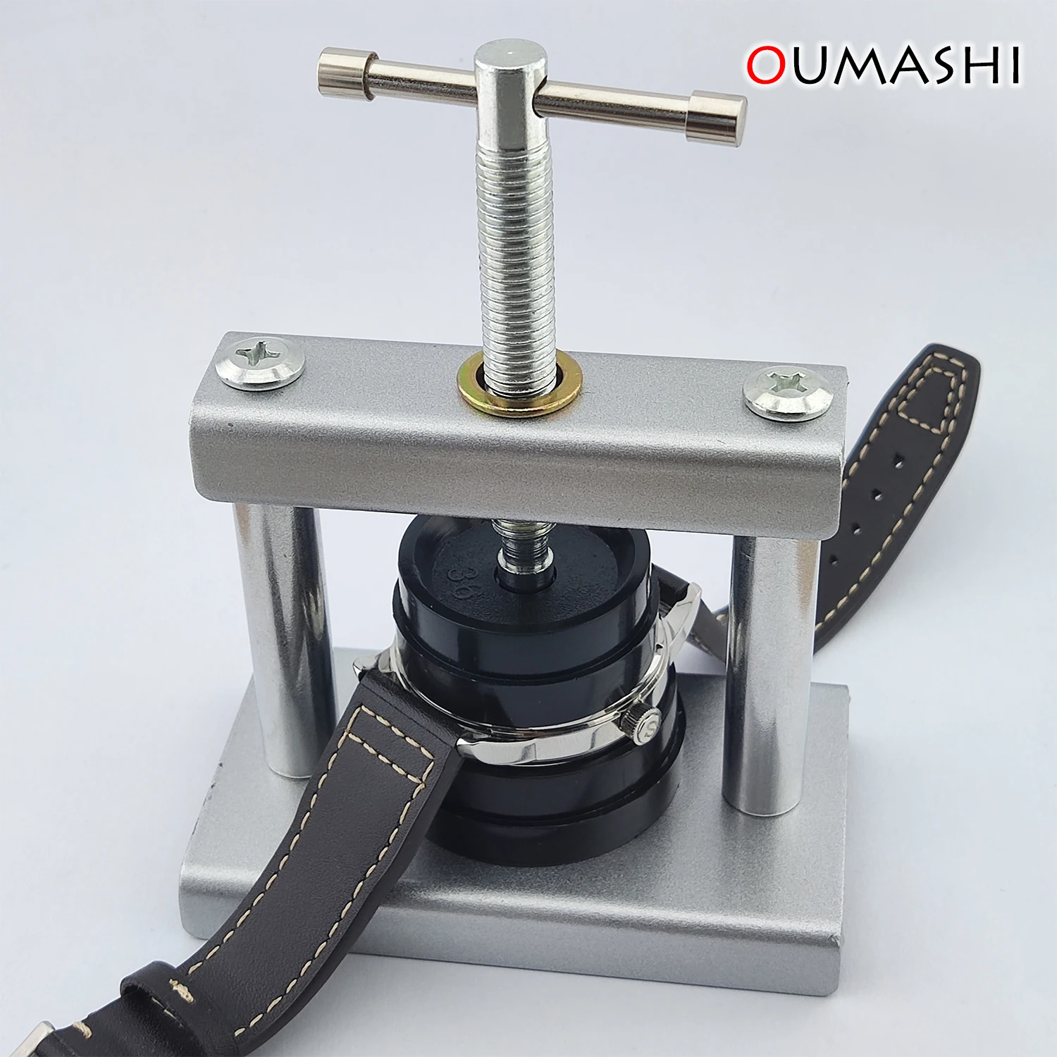 Set da 15 pezzi di accessori per orologi, strumenti per la pressione della cassa dell'orologio, strumenti di riparazione per la modifica dell'orologio