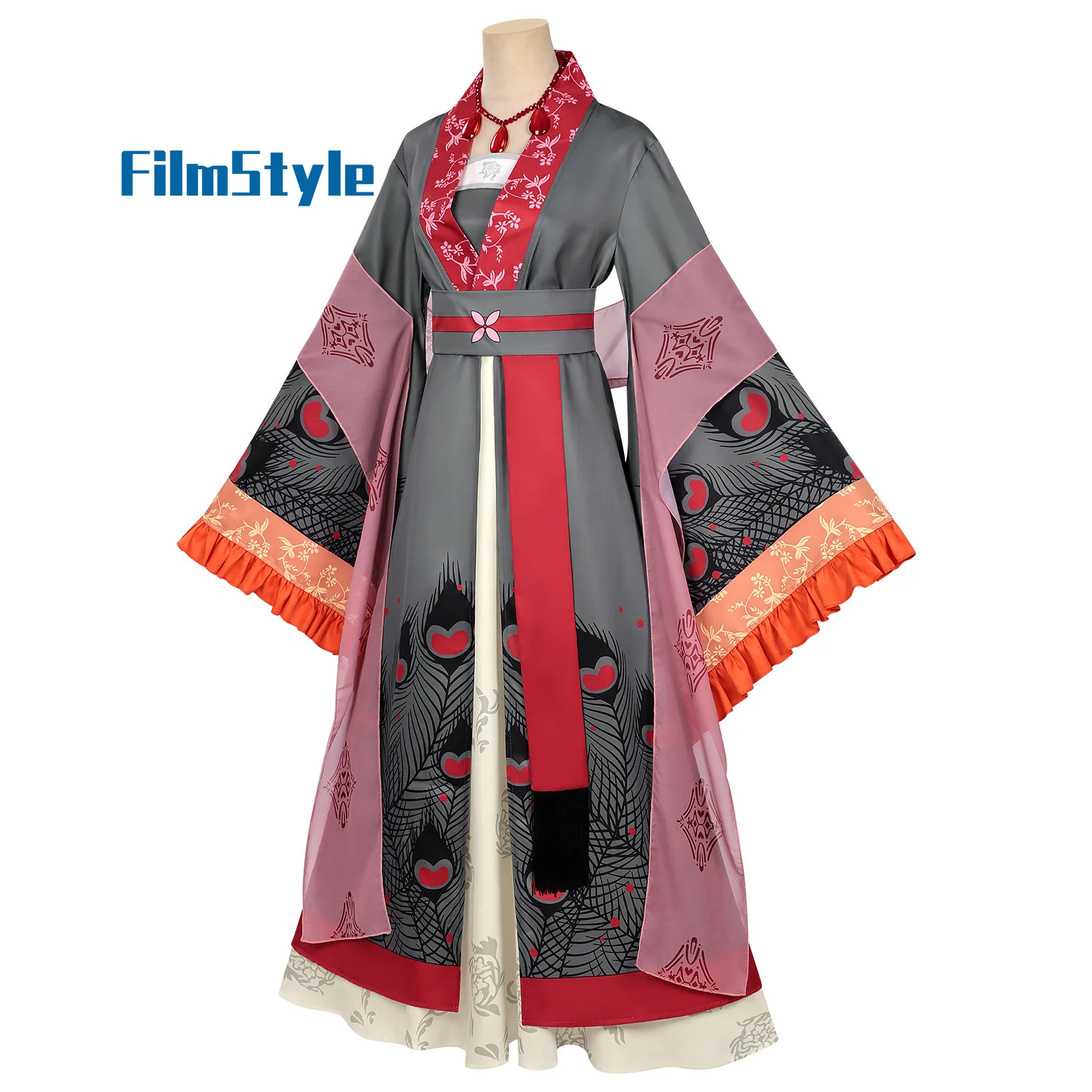 Disfraz de Cosplay de Villana Imperfecta, Vestido de Cosplay de Anime de Estilo Chino Antiguo de Zhu Huiyue