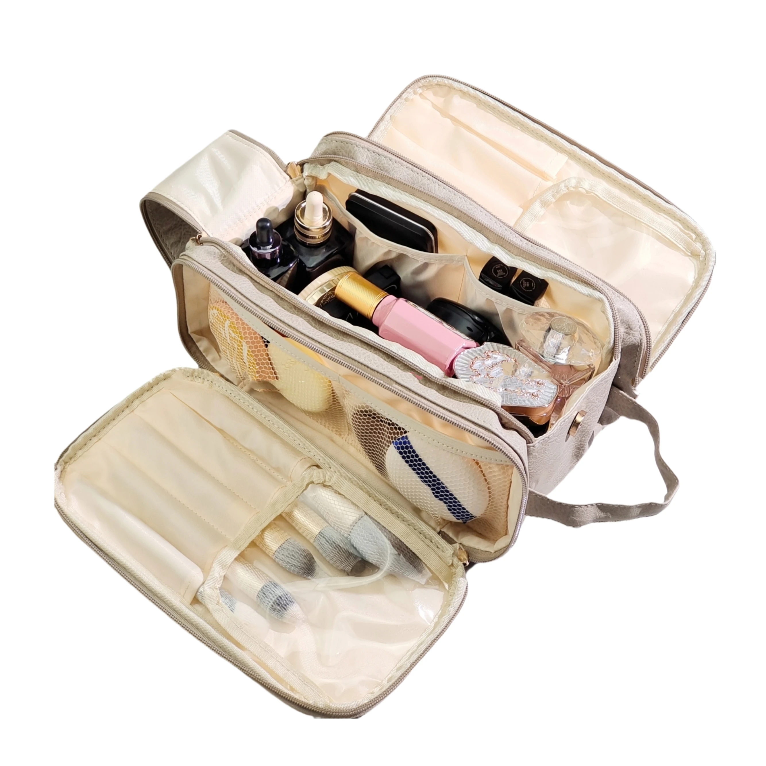 

Large Capacity Handheld Travelling Cosmetic Bag