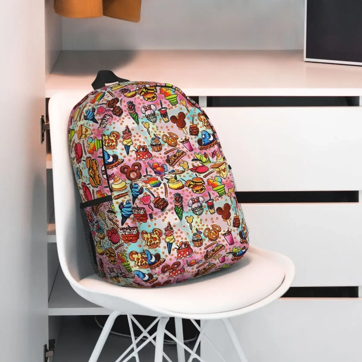 Mochila Rainbow Tye Dye para meninos e meninas, Mochilas Park Snack, Mochila Casual, Mochila Escolar Infantil, Mochila de Viagem, Bolsa de Ombro, Grande Capacidade