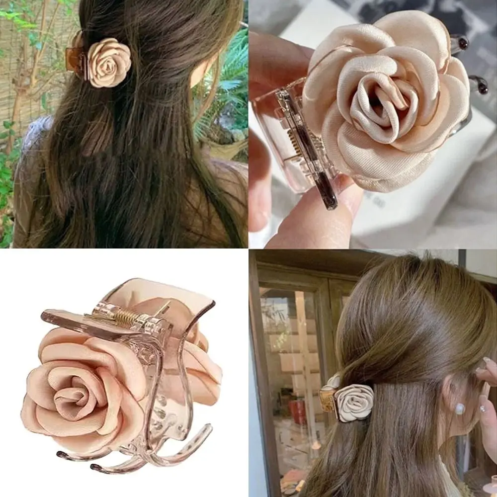 

1/3 шт. модные элегантные заколки для волос в виде розы, двусторонние головные уборы, аксессуары для волос с когтями, заколки для женщин и девочек