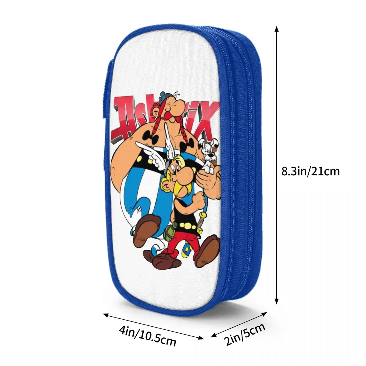 Asterix e Obelix astucci portapenne borse studente grande stoccaggio studenti scuola Zipper Pencilcases