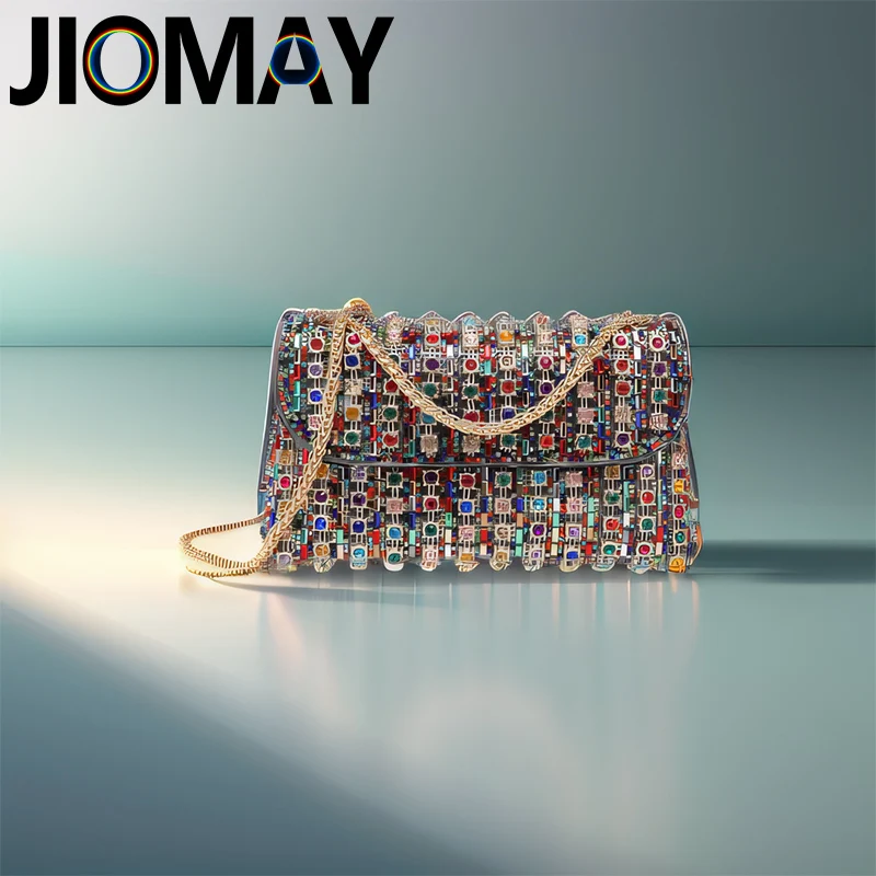 

JIOMAY Quiet Luxury Purses for Women Glamorous Women Party Bag Rhinestone Crossbody Purse for Women Luxury Shoulder Bag