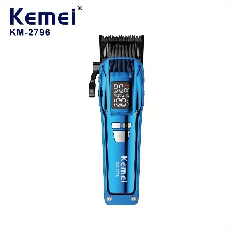 Kemei KM-2796 High Speed Metallurgical Knife Head Professional Hair Clipper USB Fast Charging Long Endurance Hair Clipper